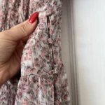 Thumbnail for Pink floral and grey dress size 40 silk by Comptoir des Cotonniers