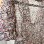 Thumbnail for Pink floral and grey dress size 40 silk by Comptoir des Cotonniers