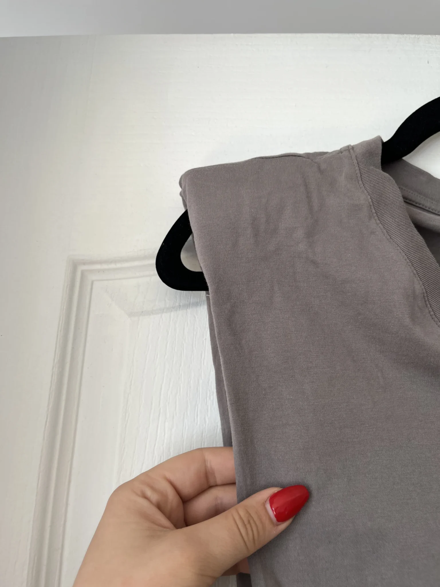 Image for Babaton Aritzia off-shoulder T-shirt size XXS grey