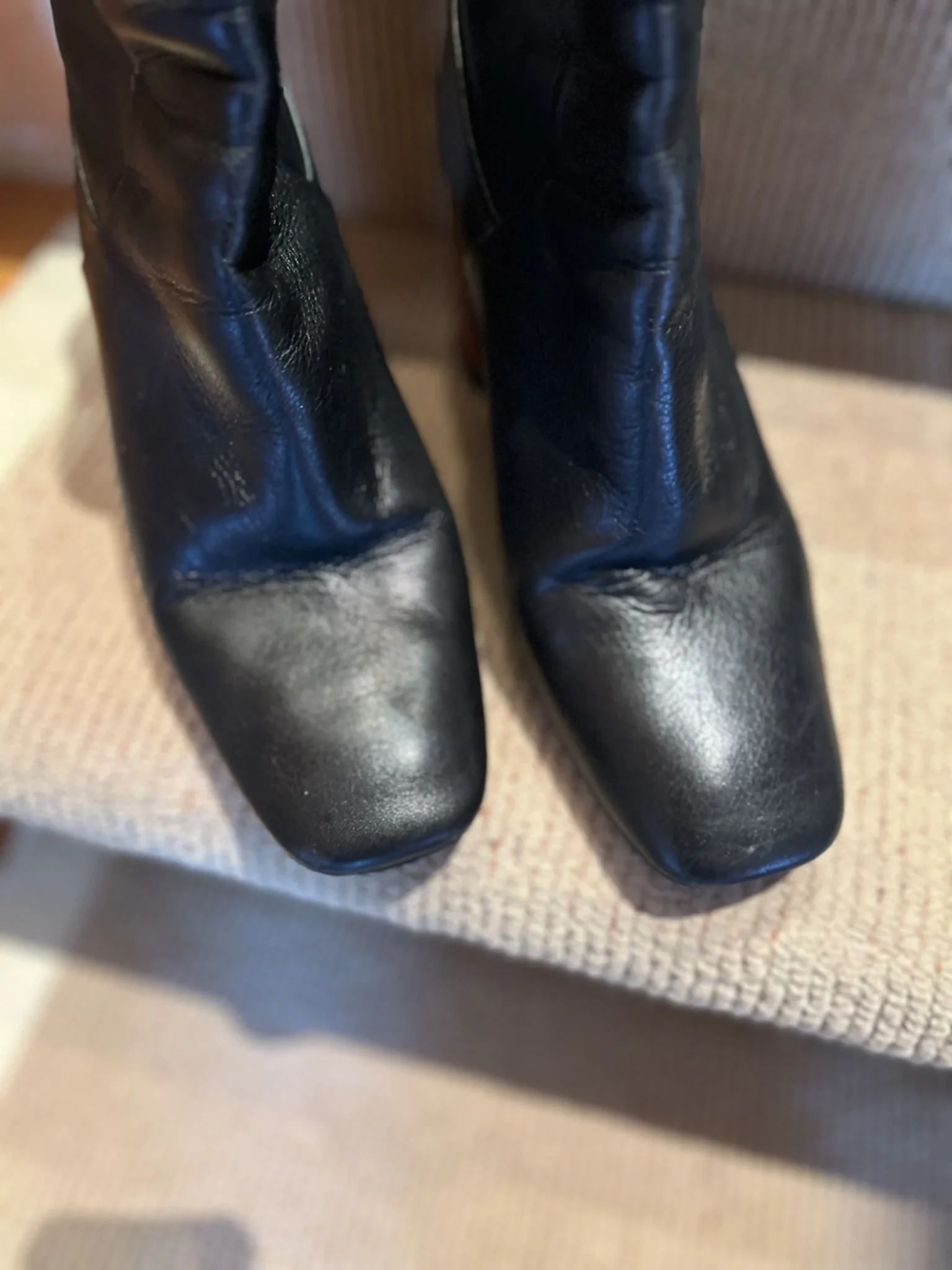 Image for Bottillons Top Shop en cuir d’Espagne. Talons 3 pouces.