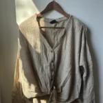 Featured thumbnail for Chandail gauffré beige