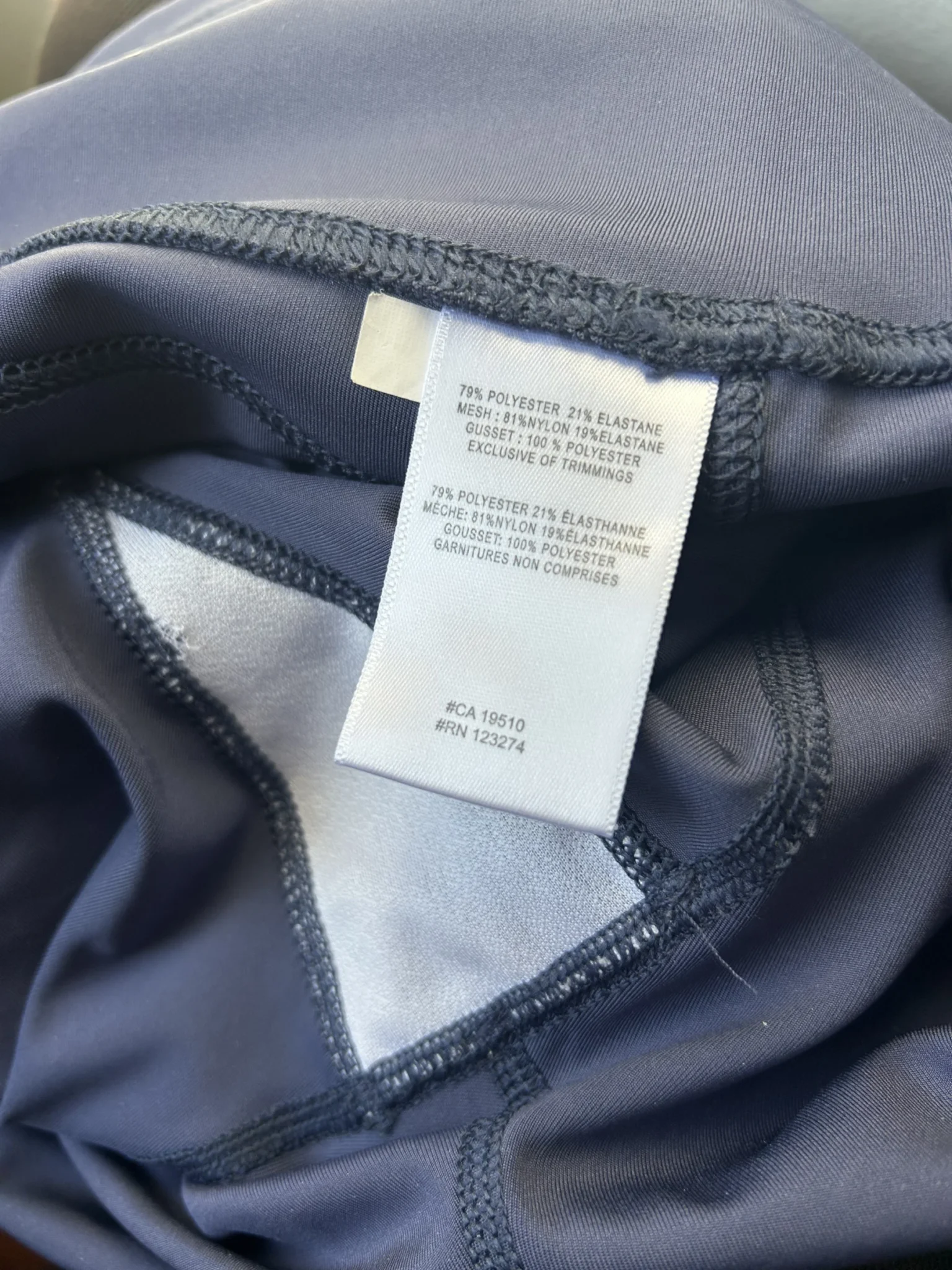 Image for Leggings Lolë bleu-lavande