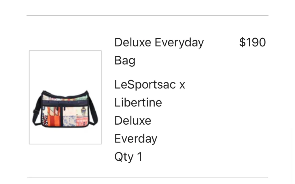 Image for LeSportSac x Libertine Deluxe Crossbody