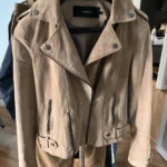 Featured thumbnail for Blouson style moto camel
