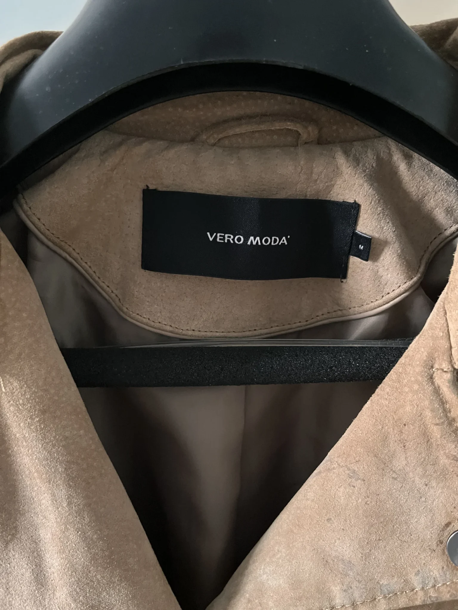 Image for Blouson style moto camel