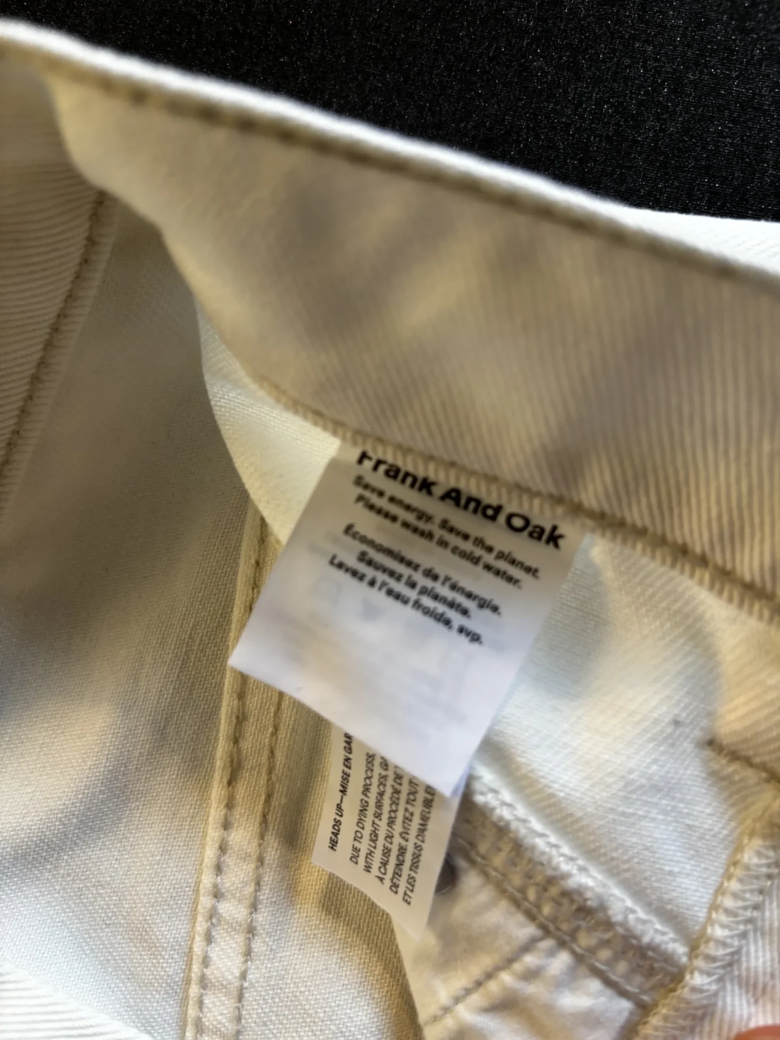 Image for ♥️Jeans white FRANK AND OAK