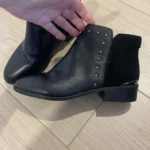 Thumbnail for Bottillons neufs cuir et suède