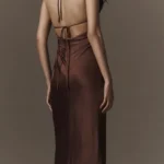Thumbnail for Brown satin evening dresses - BHLDN