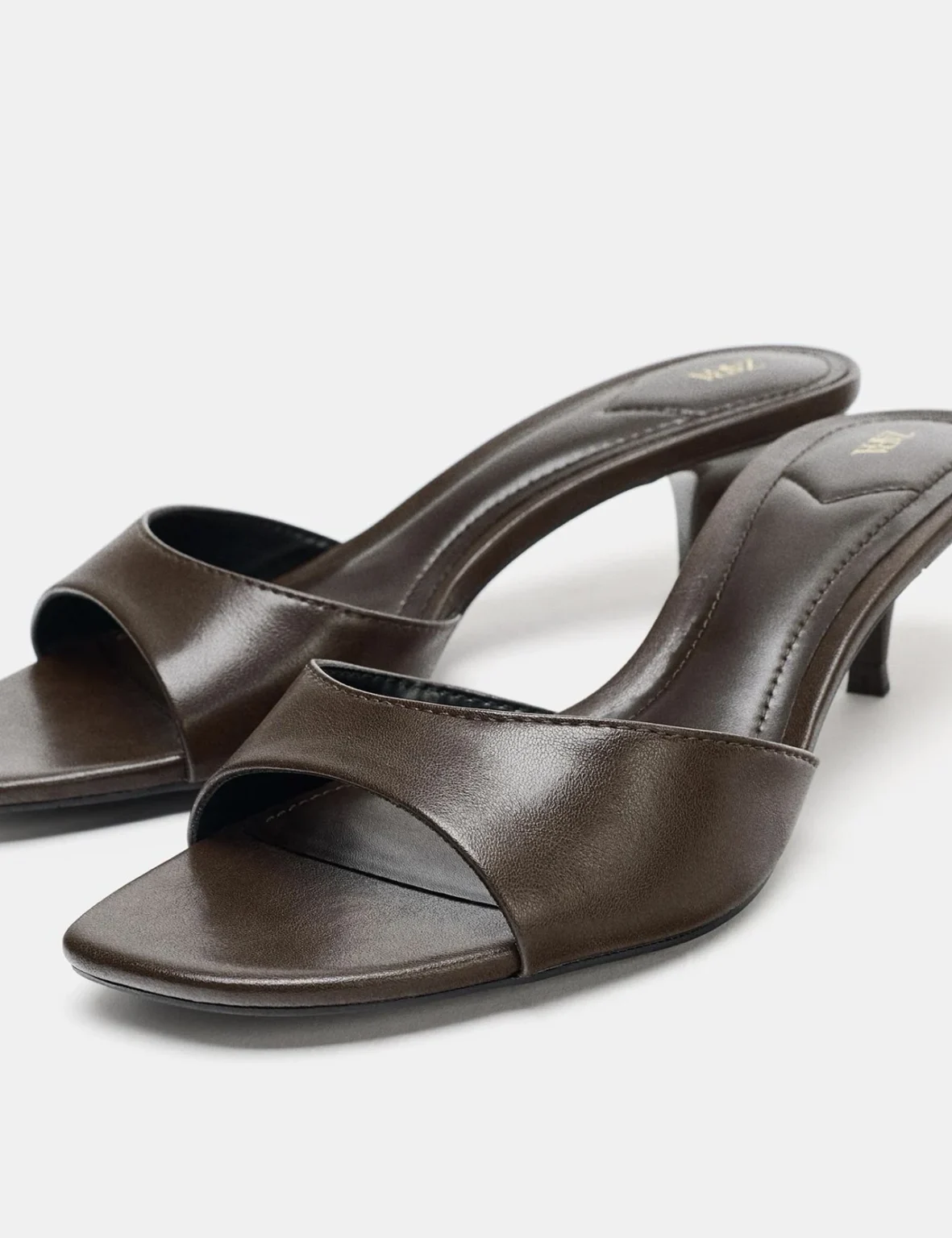 Featured image for Brown heeled sandals