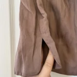 Thumbnail for Max Mara brown jacket size 10 satin