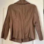 Thumbnail for Max Mara brown jacket size 10 satin