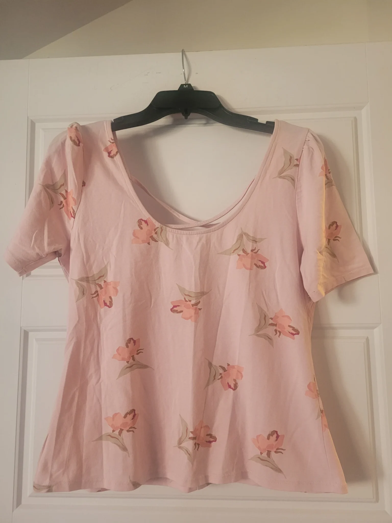 Featured image for Tshirt fleuri rose RW&CO