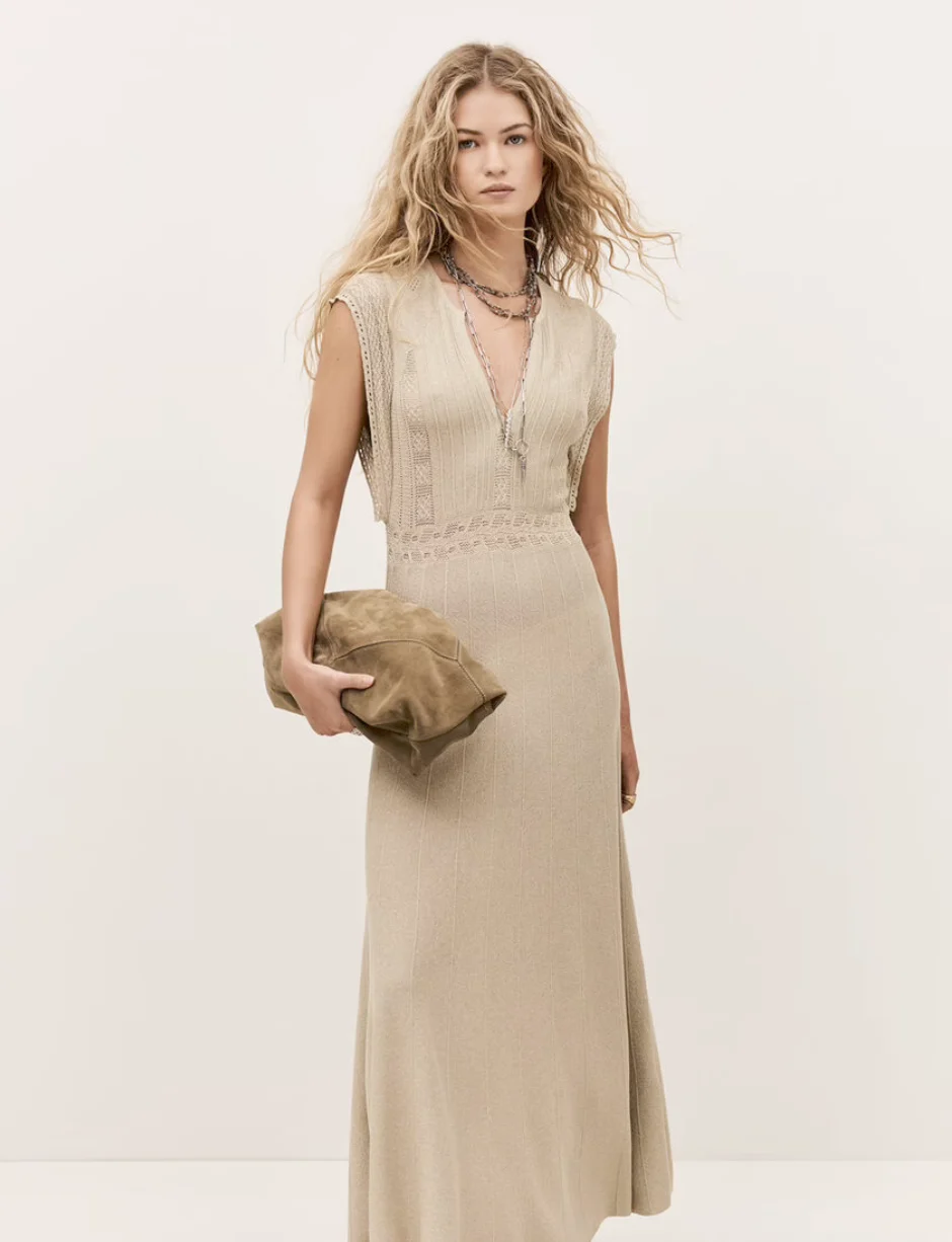 Magnifique robe Bash doré encore sur le site ! Bash seconde main
