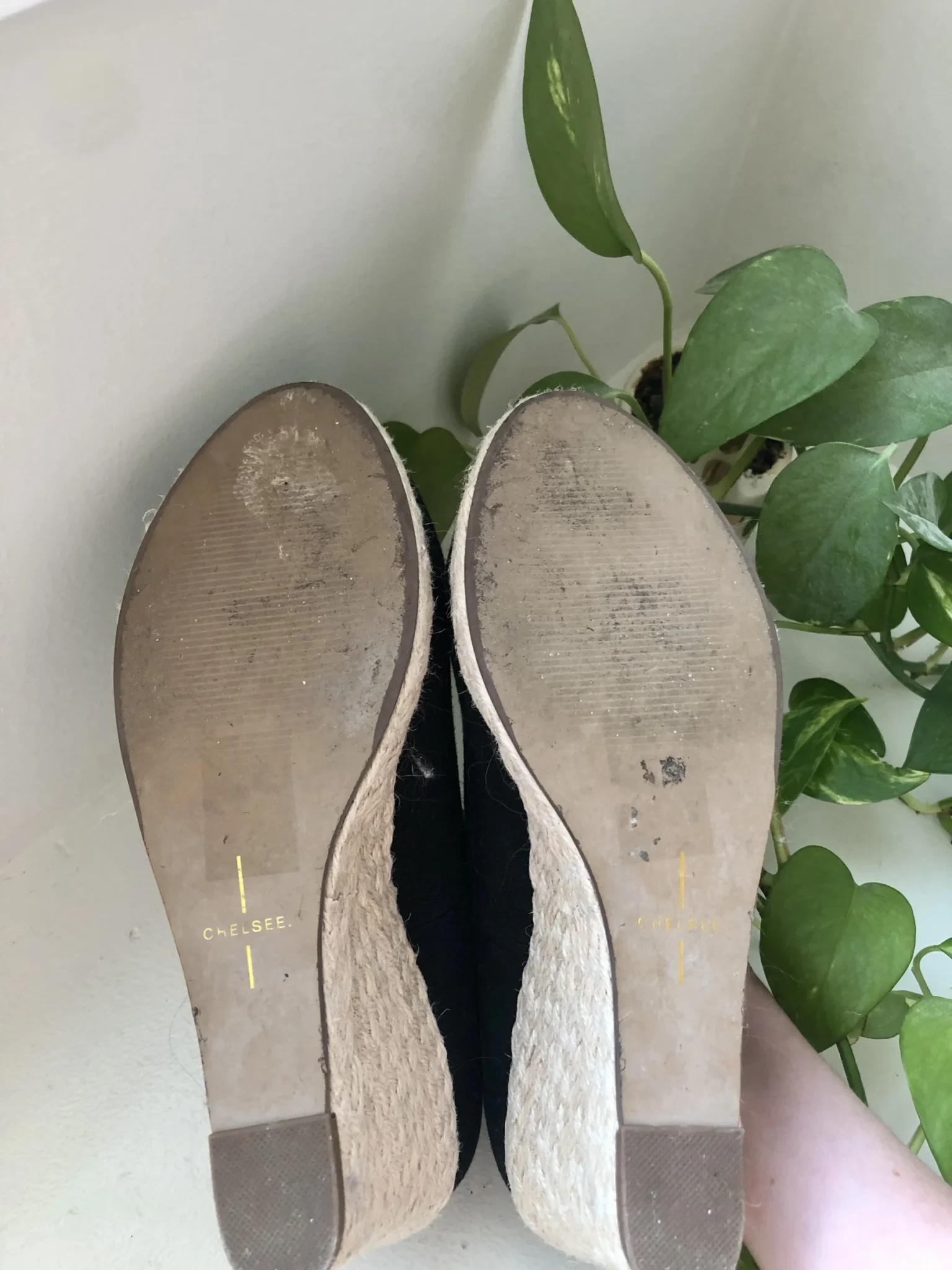 Image for Souliers à talon en paille tressée