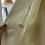 Thumbnail for Ralph Lauren blazer size 6 beige gold buttons