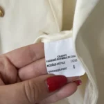 Thumbnail for Ralph Lauren blazer size 6 beige gold buttons