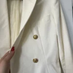 Thumbnail for Ralph Lauren blazer size 6 beige gold buttons