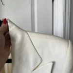 Thumbnail for Ralph Lauren blazer size 6 beige gold buttons