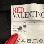 Thumbnail for Red Valentino trousers size 42 with white and green floral embroidery