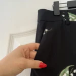 Thumbnail for Red Valentino trousers size 42 with white and green floral embroidery