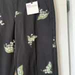Thumbnail for Red Valentino trousers size 42 with white and green floral embroidery