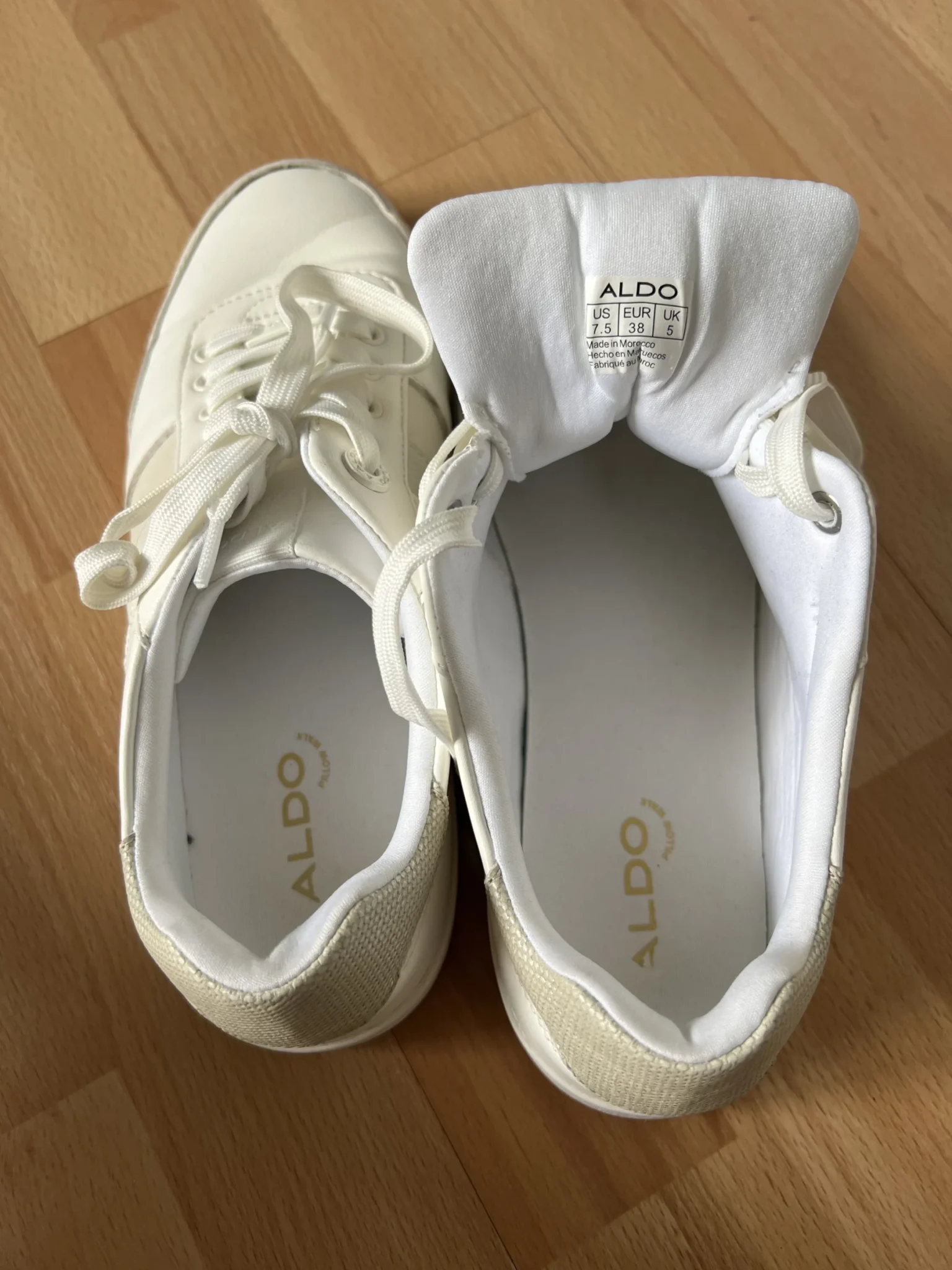 Image for Espadrilles Aldo blanches et greige