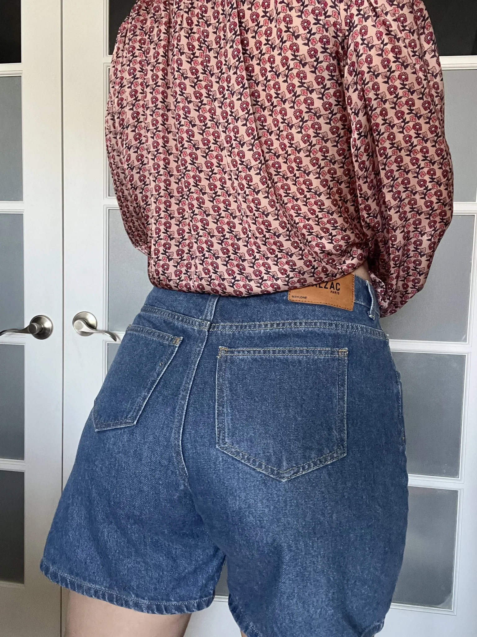 Image for Balzac Paris denim shorts size 42 Maylone model