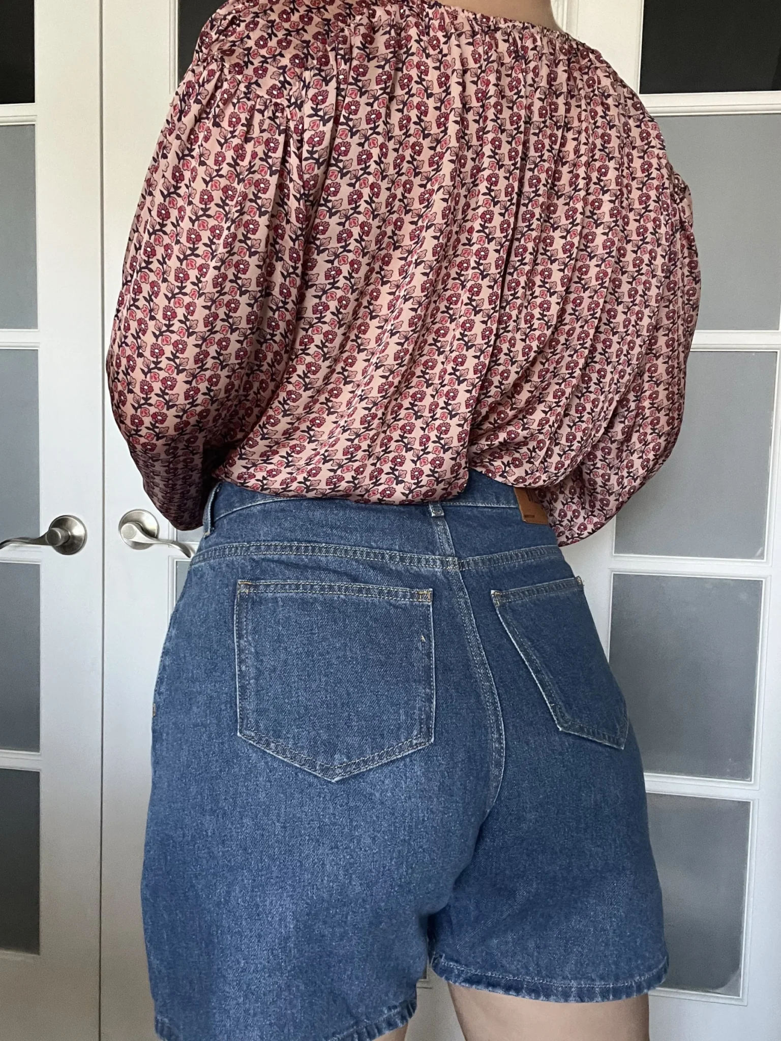 Image for Balzac Paris denim shorts size 42 Maylone model
