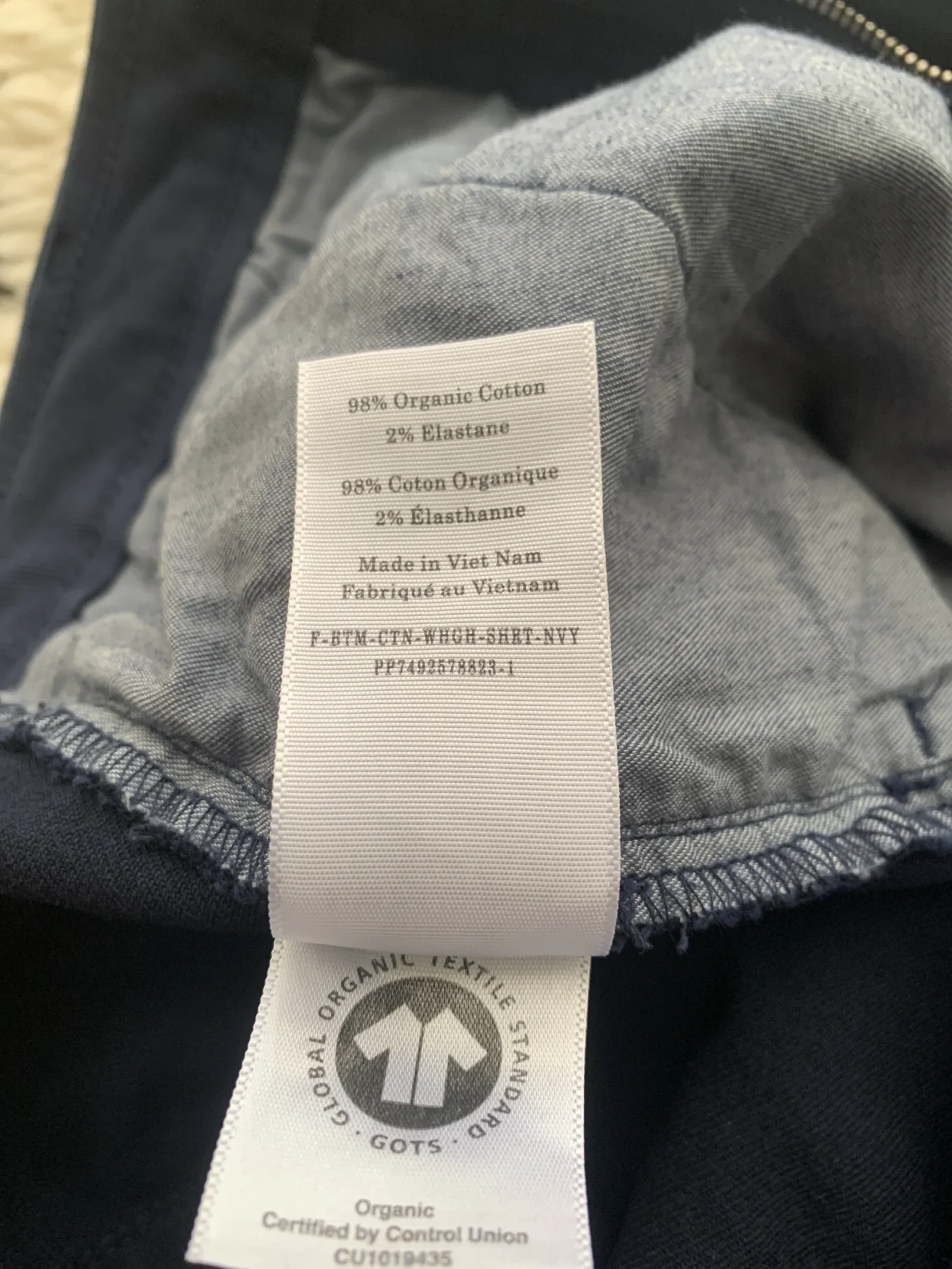 Image for Utility short bleu marine Everlane