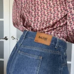 Thumbnail for Balzac Paris denim shorts size 42 Maylone model