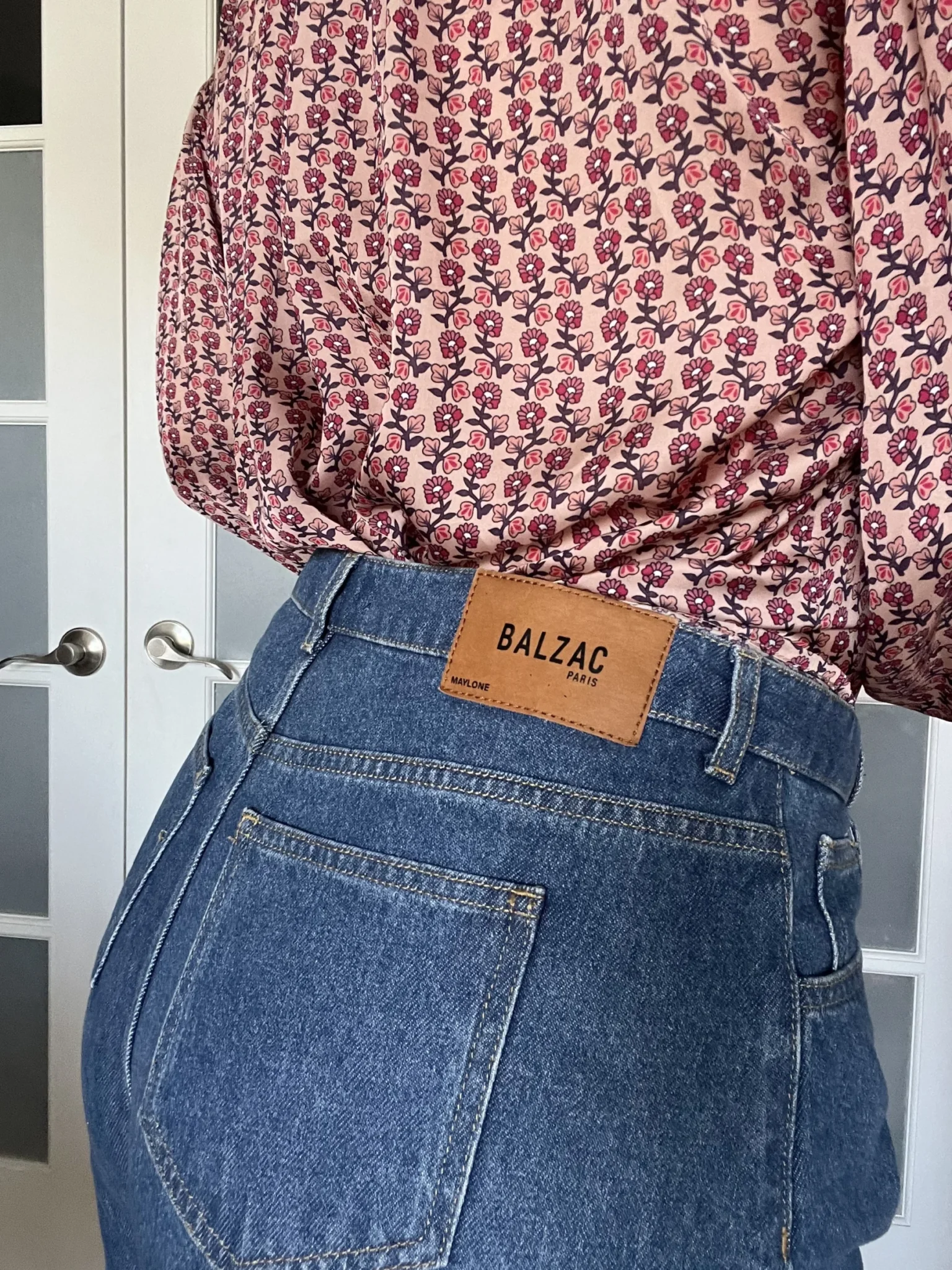 Image for Balzac Paris denim shorts size 42 Maylone model