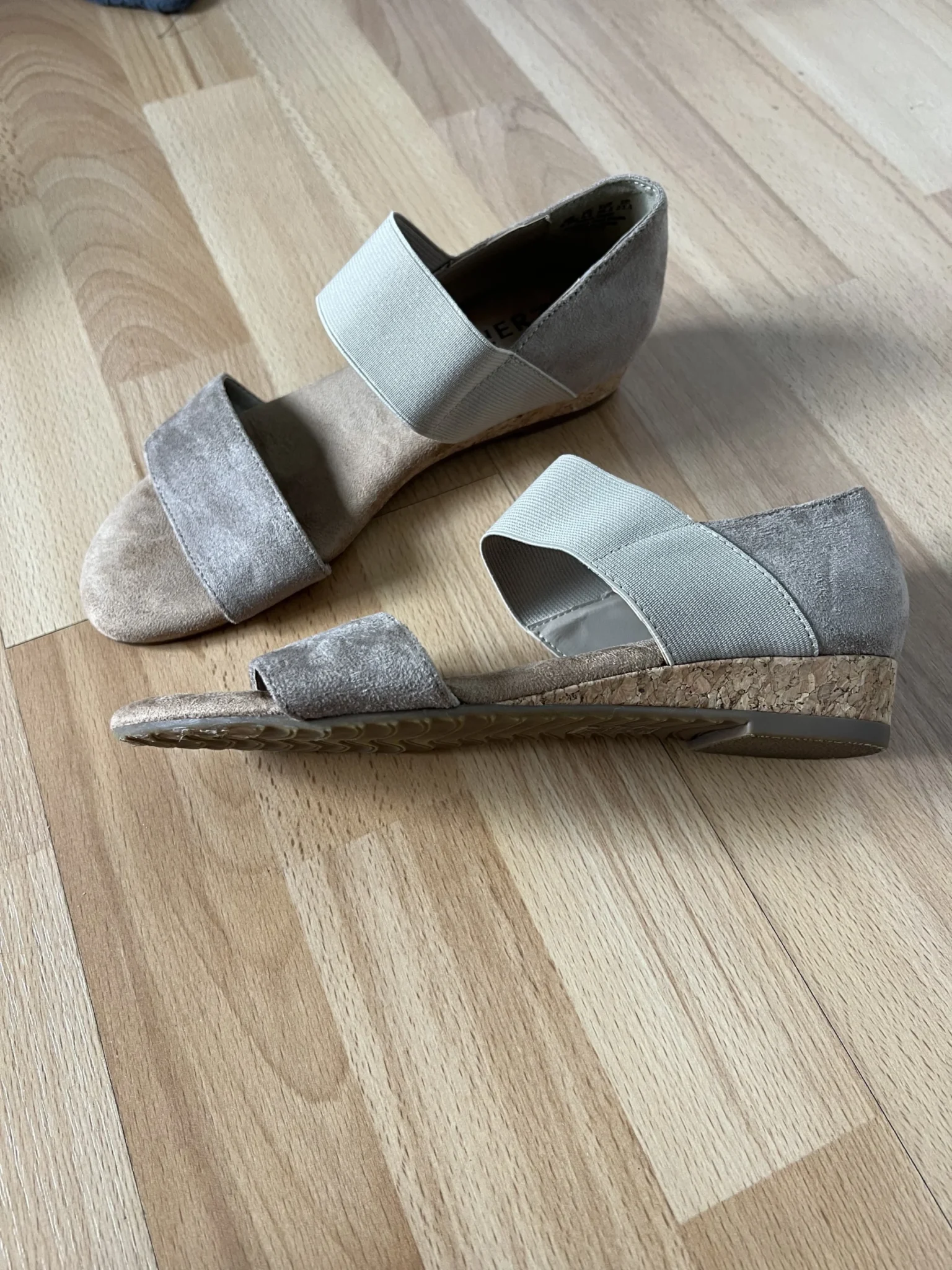 Image for Sandale Suède beige