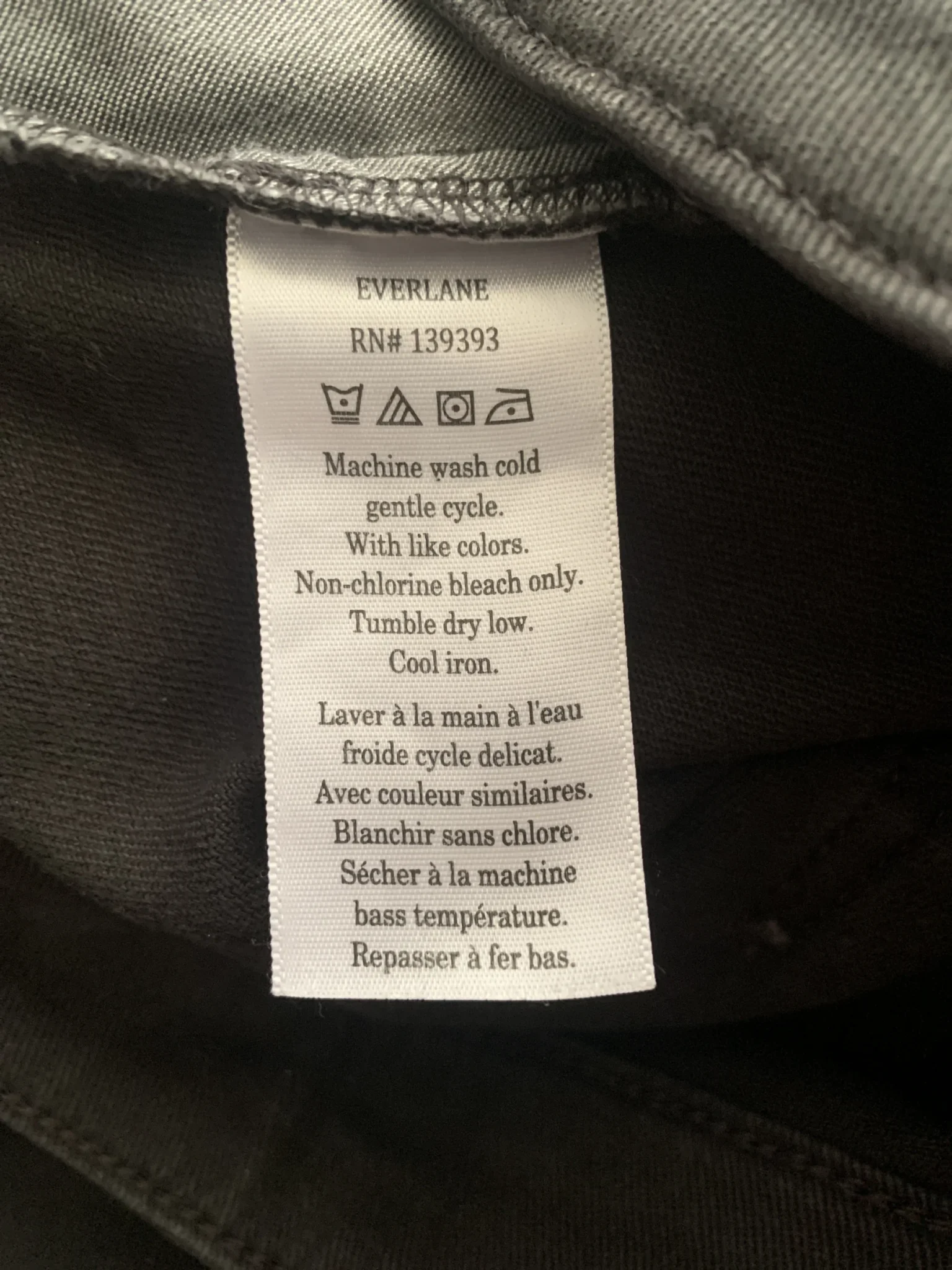 Image for Utility barrel pant Everlane noir