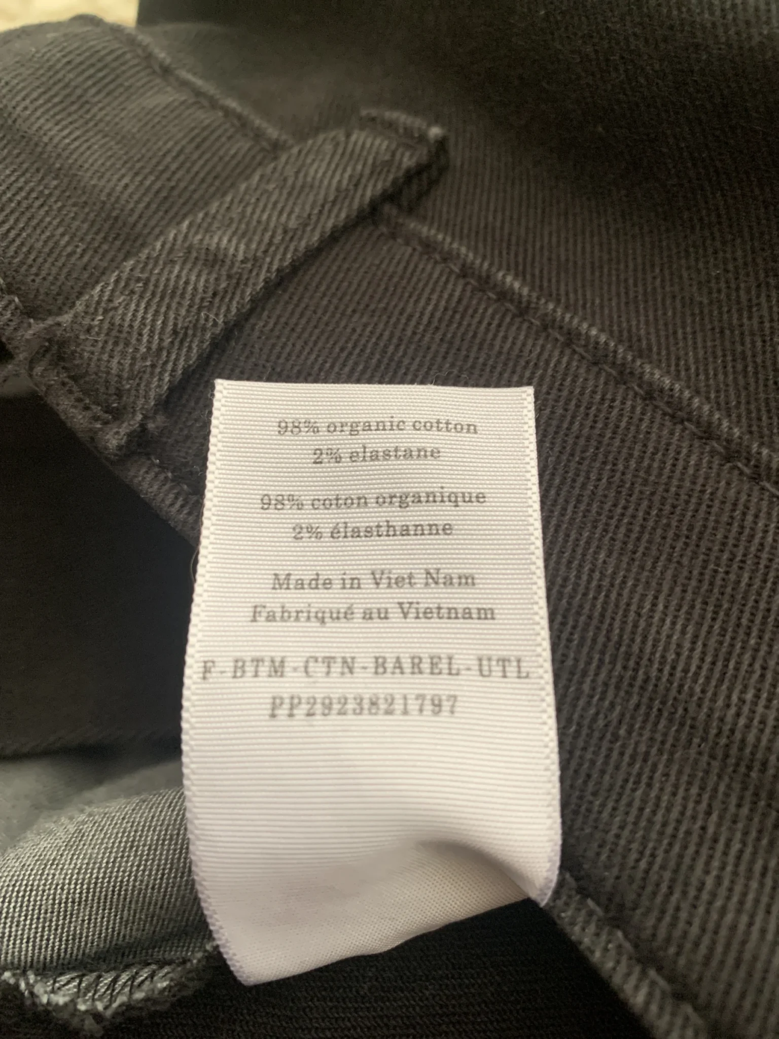 Image for Utility barrel pant Everlane noir