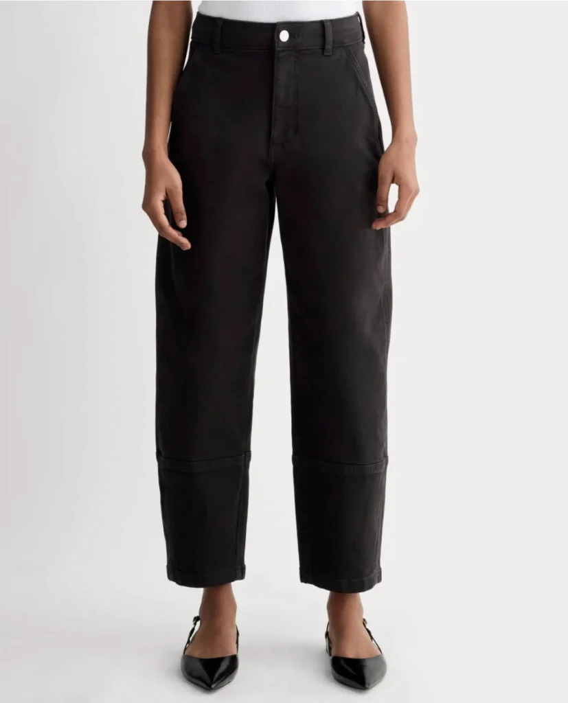Image for Utility barrel pant Everlane noir