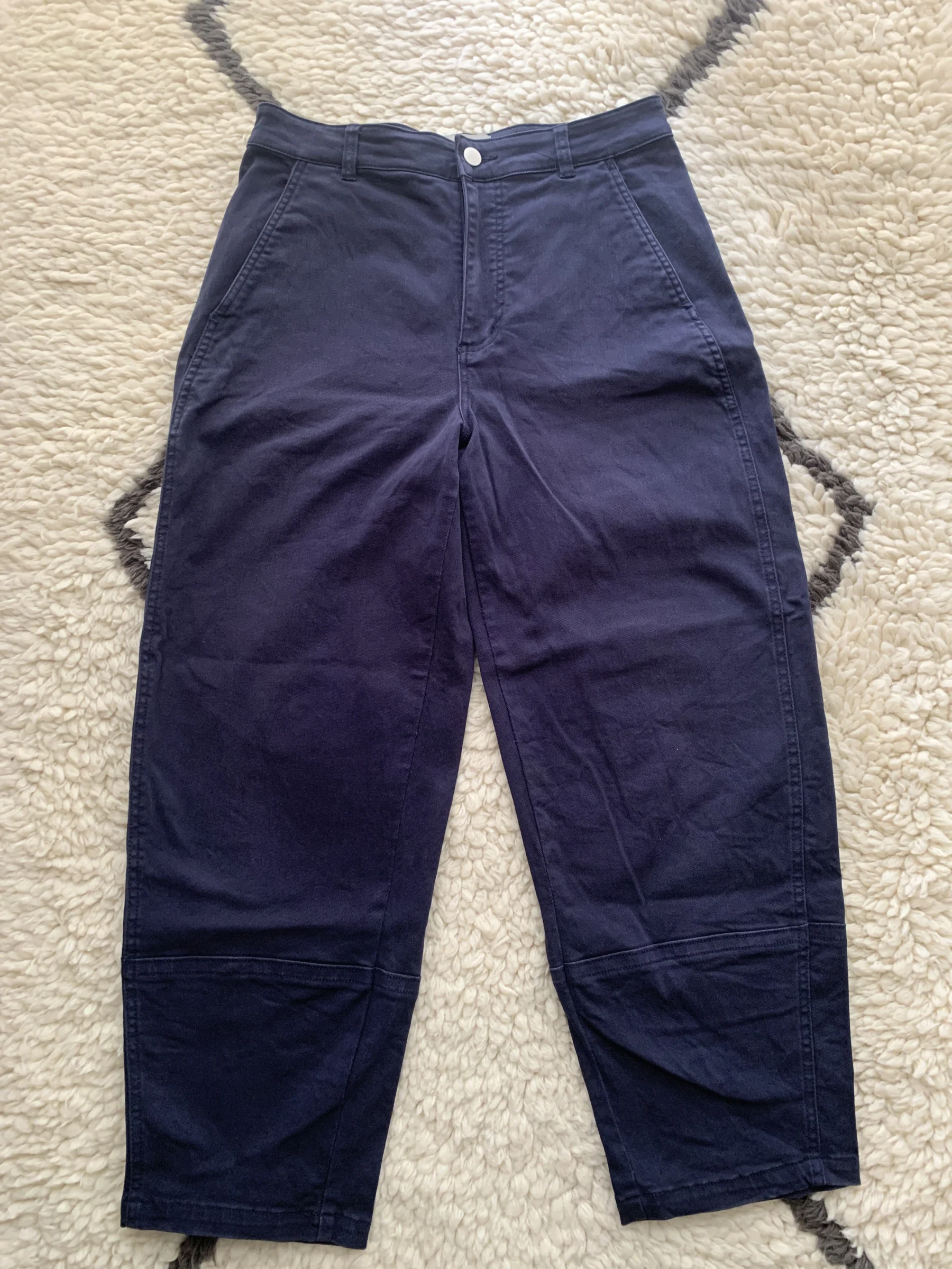Everlane utility barrel pant navy Everlane seconde main