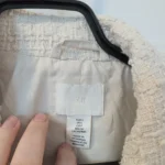 Thumbnail for HM/Blazer Ivoire Double Boutons Sz S