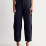Thumbnail for Everlane utility barrel pant navy