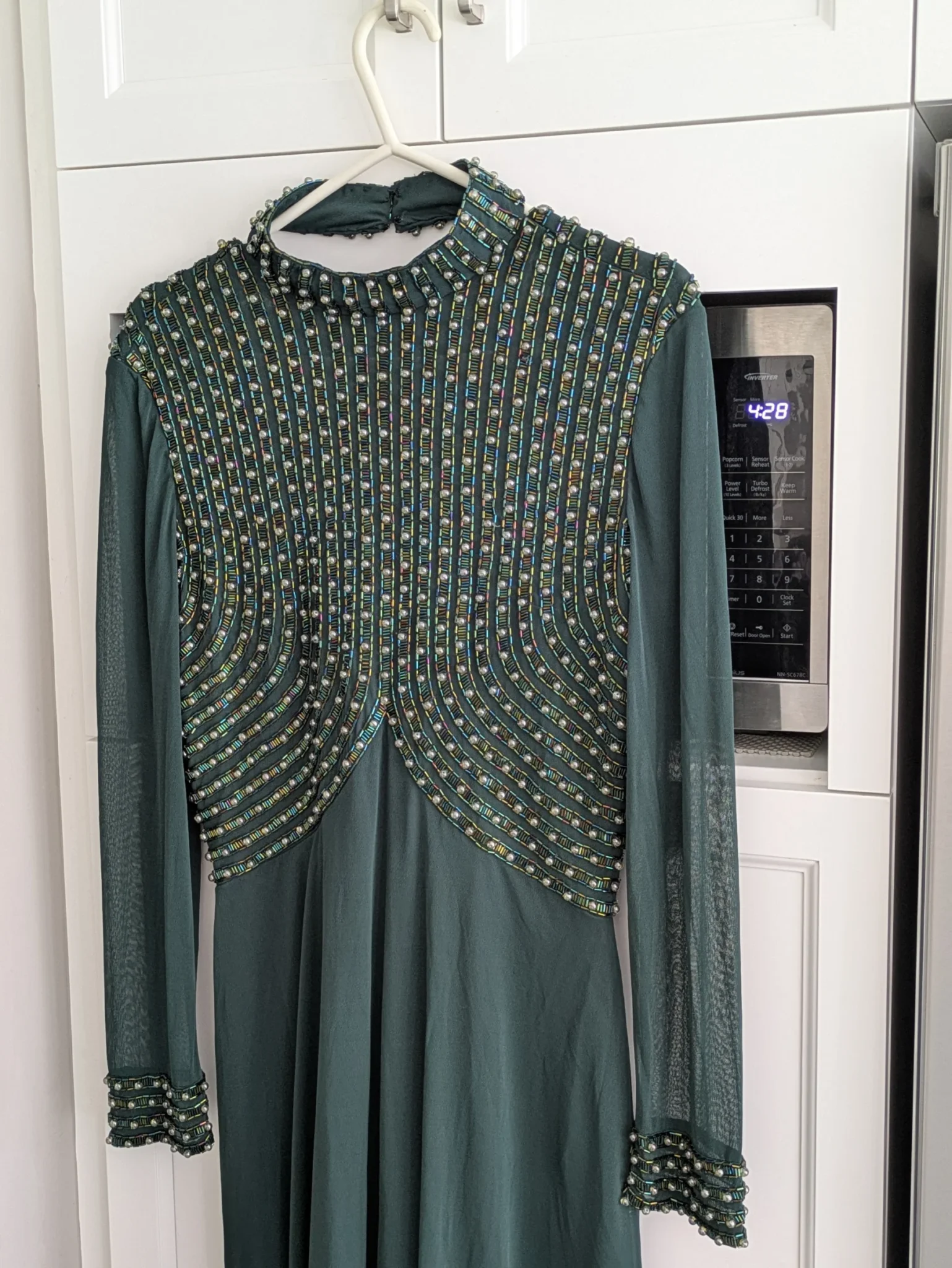 Featured image for Robe chic verte emeraude