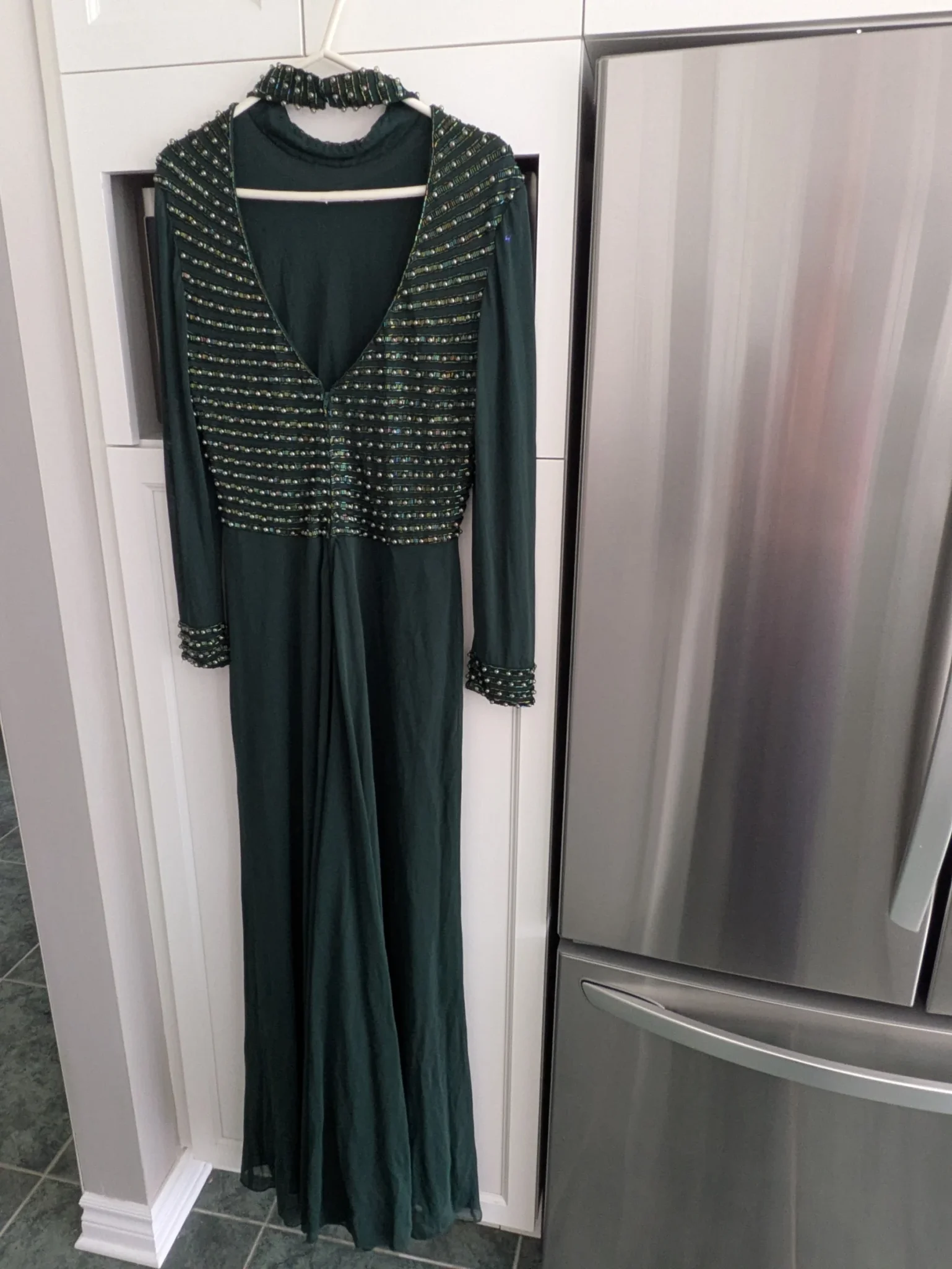 Image for Robe chic verte emeraude