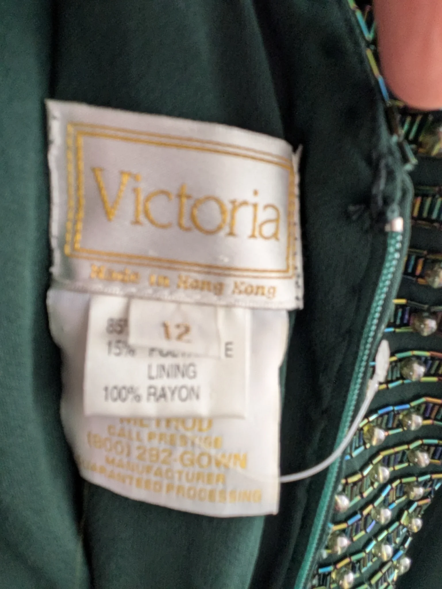 Image for Robe chic verte emeraude