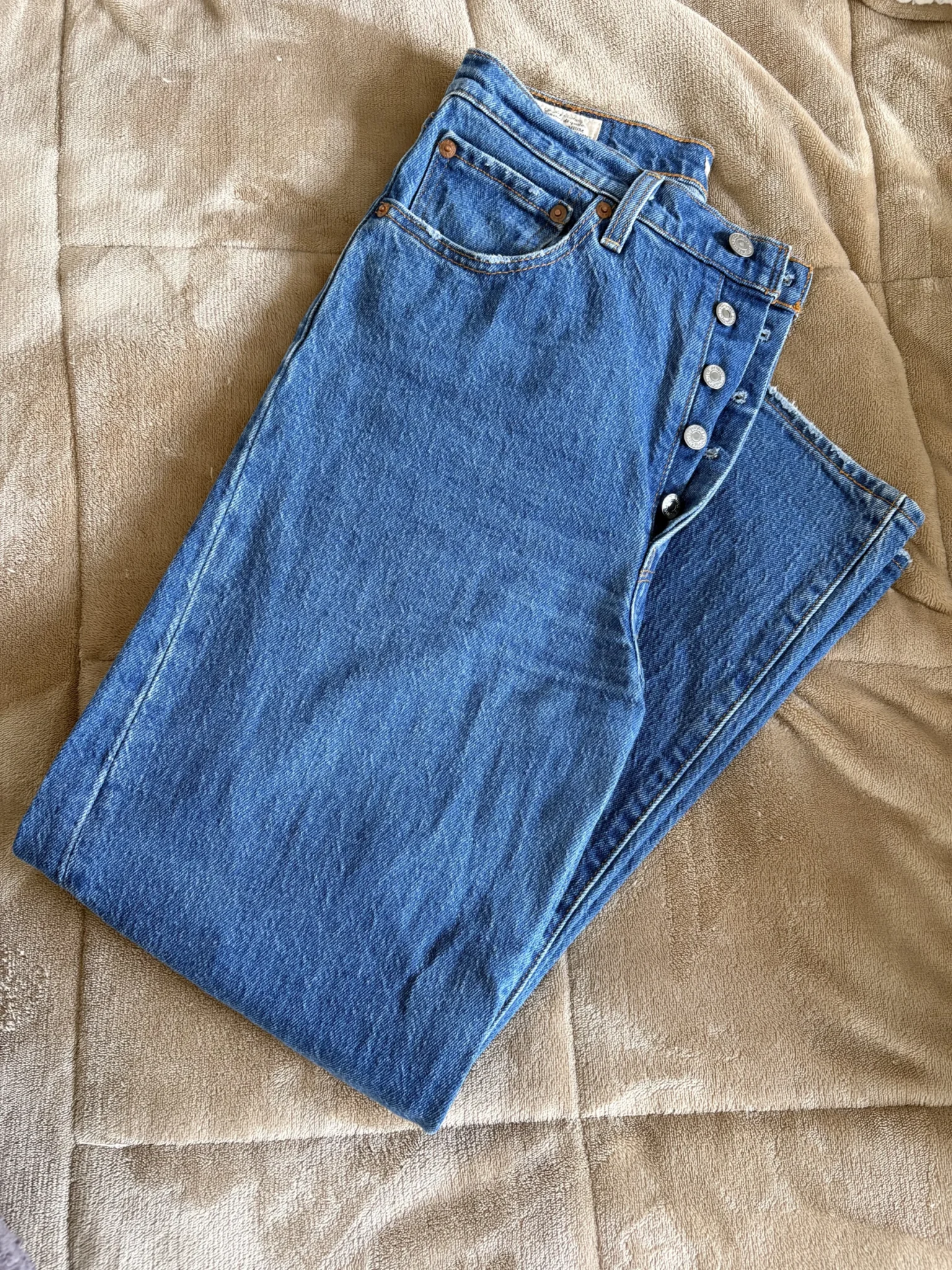 Featured image for LEVIS straight jeans ribcage