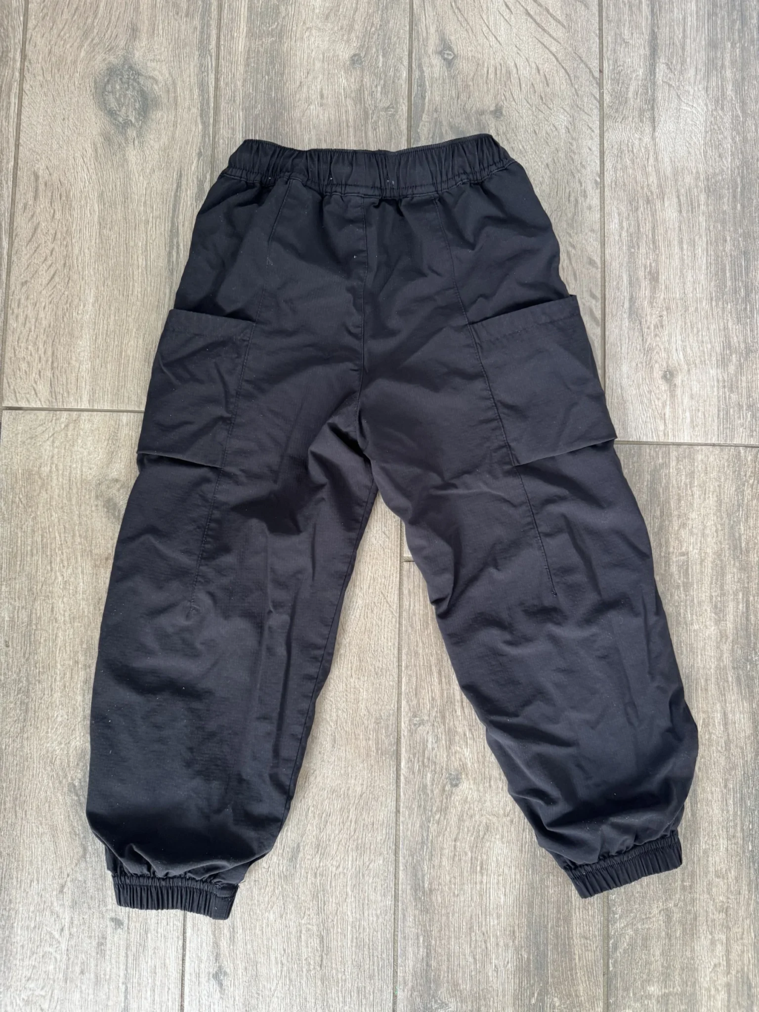 Image for 5T - Pantalon en toile noir Zara