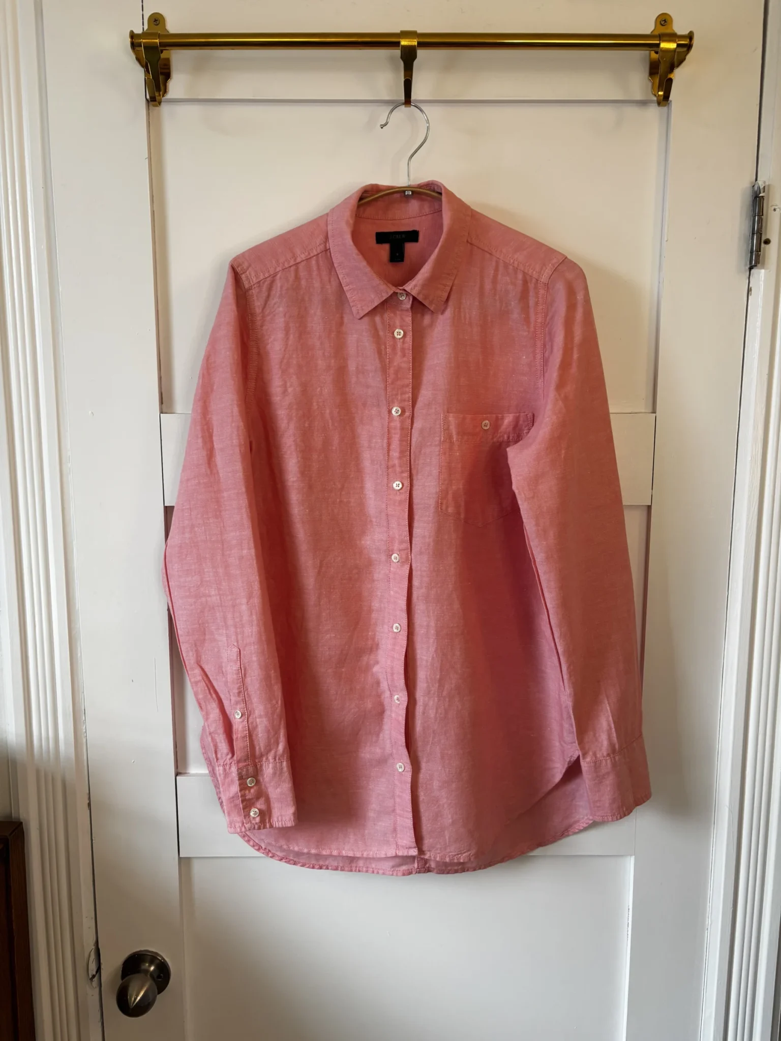 Featured image for ♥️Blouse pink cotton / linen / ramie J. CREW