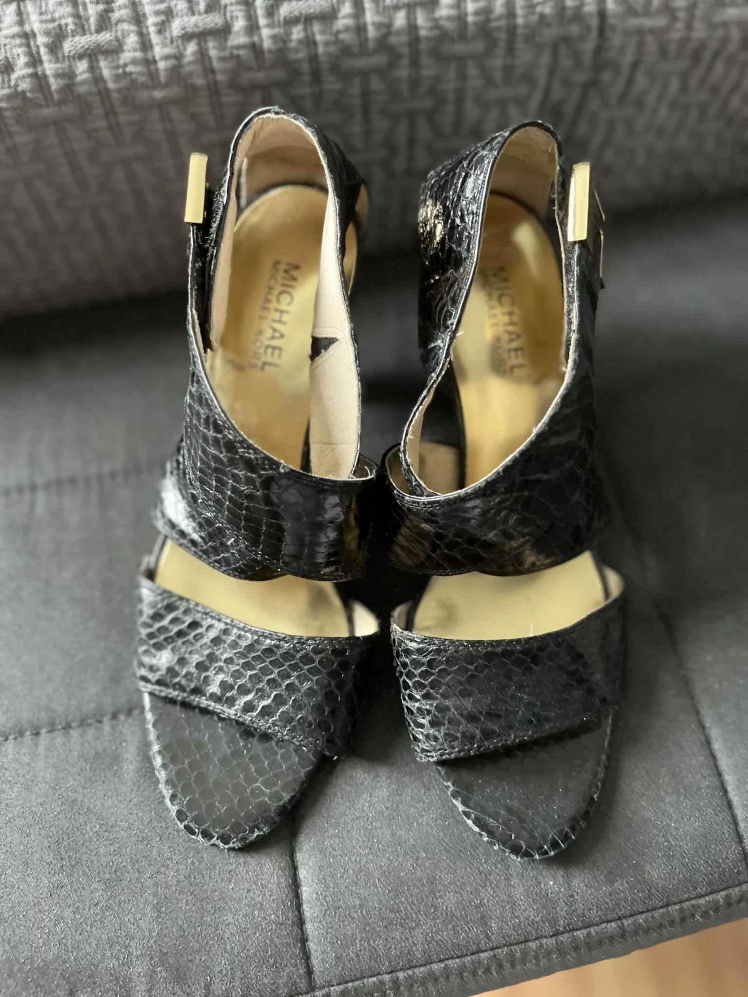 Image for Sandales noires Michael Kors