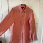 Thumbnail for ♥️Blouse pink cotton / linen / ramie J. CREW