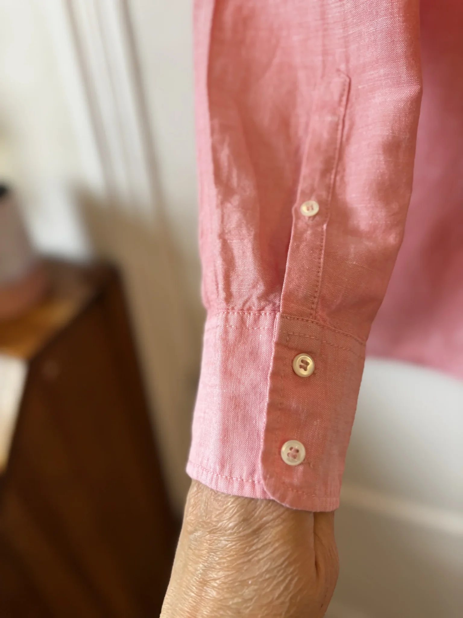 Image for ♥️Blouse pink cotton / linen / ramie J. CREW