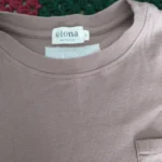 Thumbnail for Robe d'allaitement brune en rib Elona Maternité
