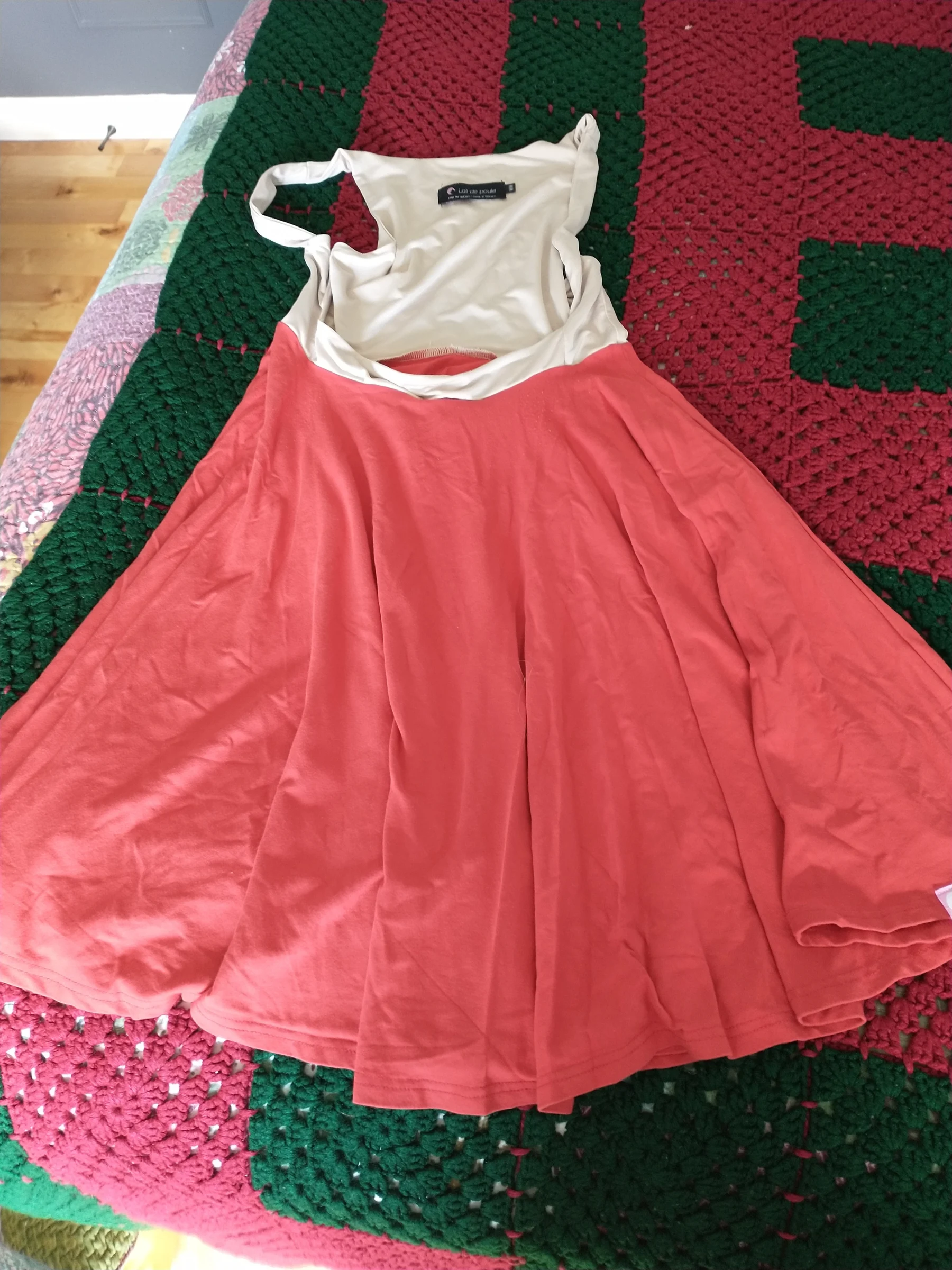 Robe en bambou orange Lait de Poule Lait de Poule seconde main