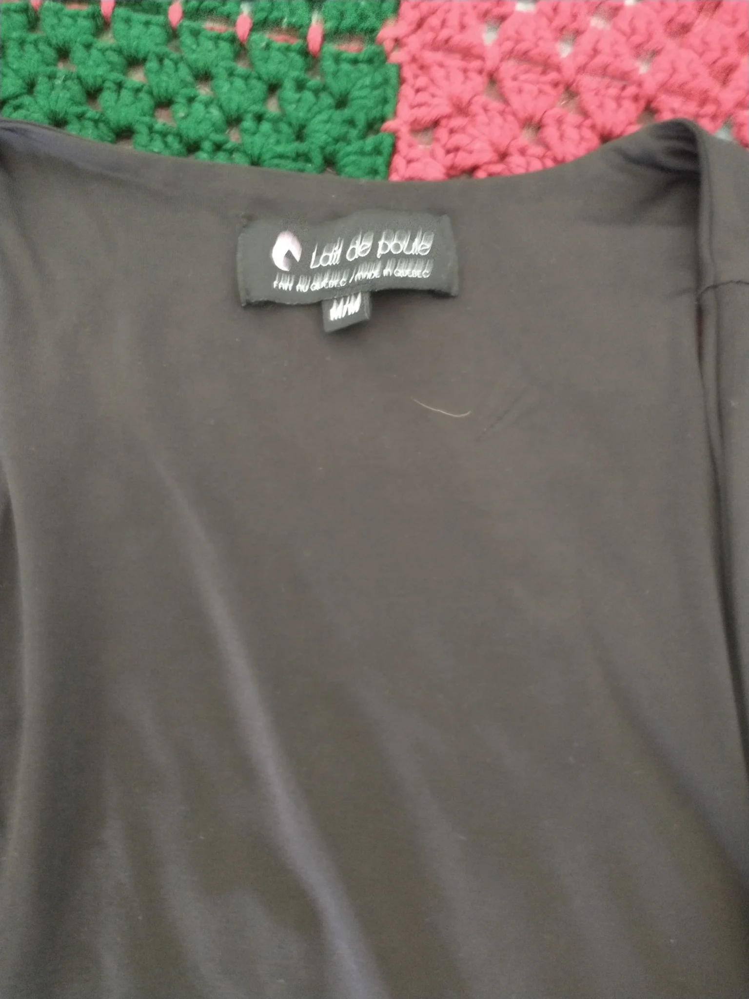 Image for Robe longue noir et beige Lait de Poule
